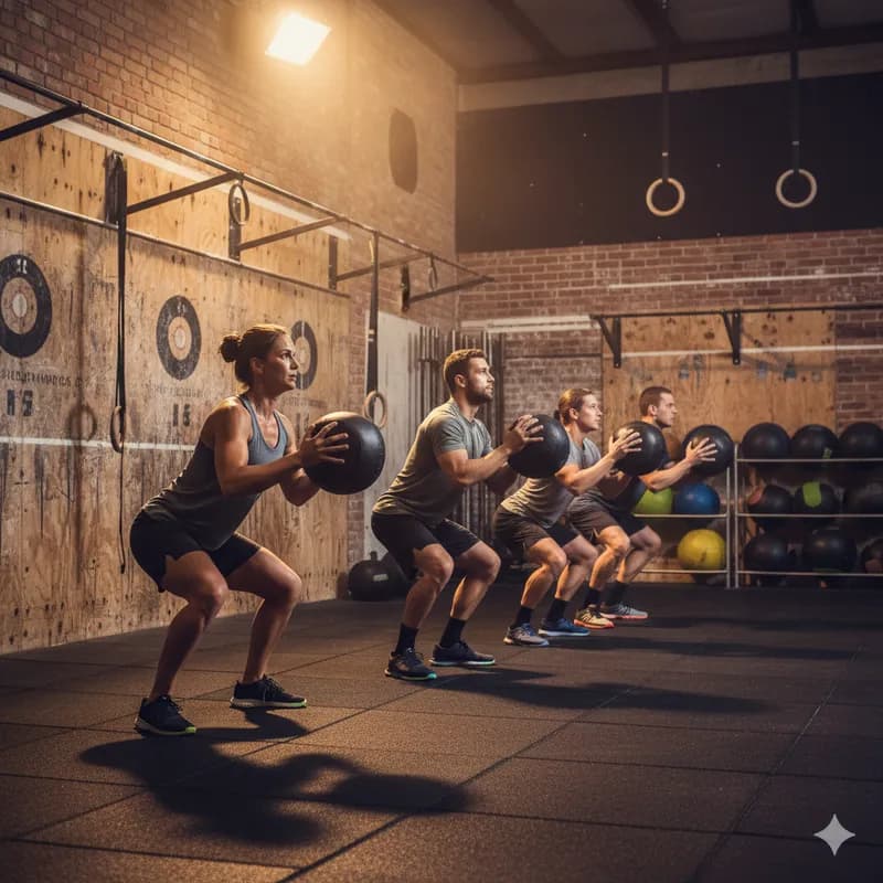 Treino no box LINE UP CrossFit
